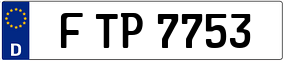 Truck License Plate